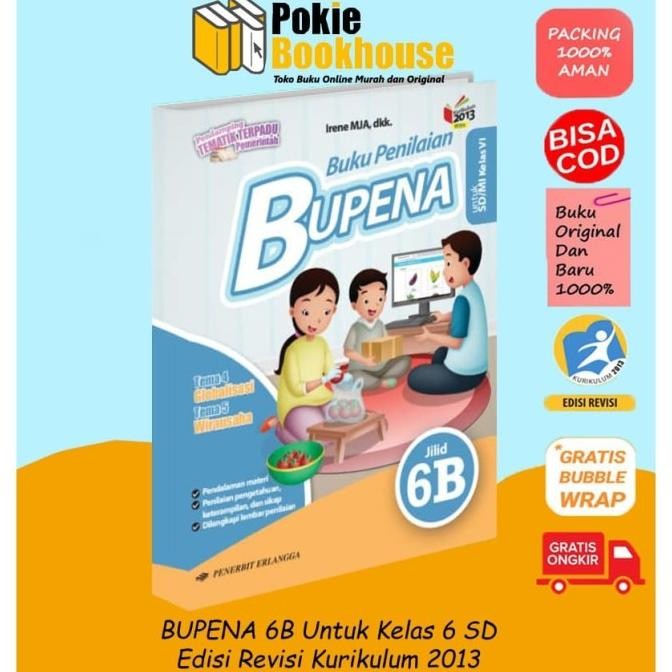 

BEST SELLER ORIGINAL BUPENA 6B KELAS 6 K13N ERLANGGA IRENE DKK