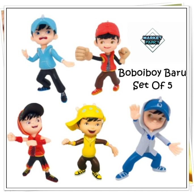 FIGUR SET Boboiboy Set of 4 - Mainan Action Figure Boboiboy