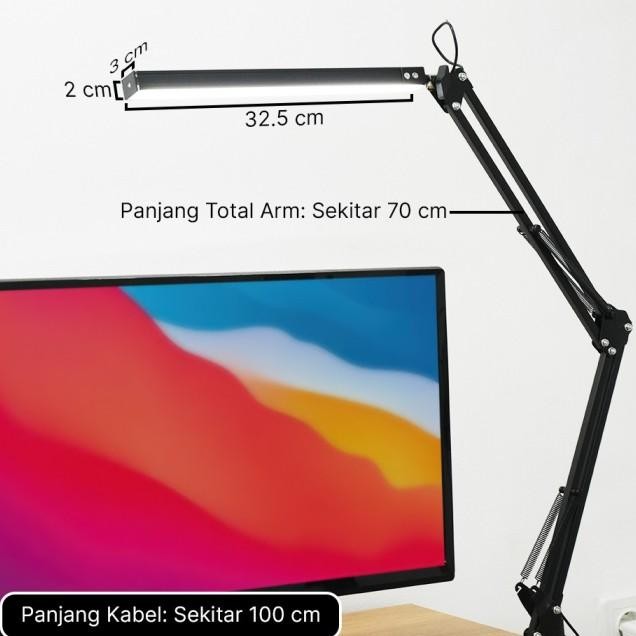 Lampu Meja Belajar Baca Antor Jepit Lampu Meja Led Dengan Jepit