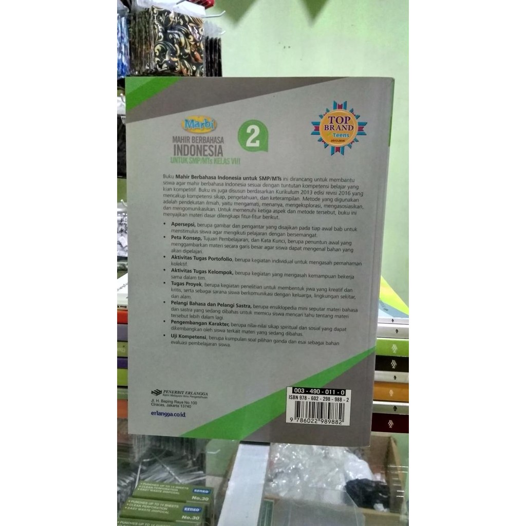 

MARBI ( MAHIR BERBAHASA INDONESIA 2 ) UNTUK SMP/MTs KELAS VIII (K13N)