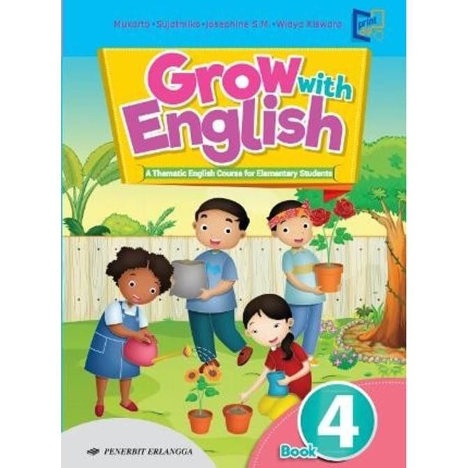 

BEST SELLER ORIGINAL GROW WITH ENGLISH 4 SD ERLANGGA K13 MUKARTO DKK