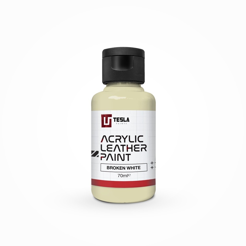 

ACRYLIC LEATHER PAINT - 70ML - BROKEN WHITE