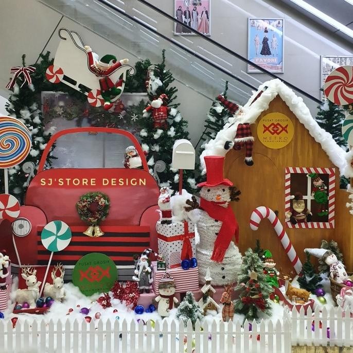 

Sale! Balon candy cane dekorasi natal christmas