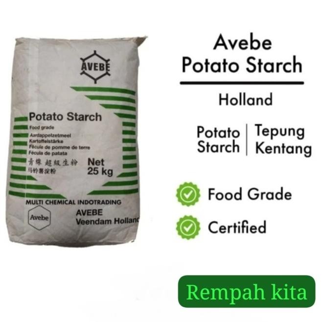

Potato Tarch 1G Tepung Pati Entang Tepung Entang 1G
