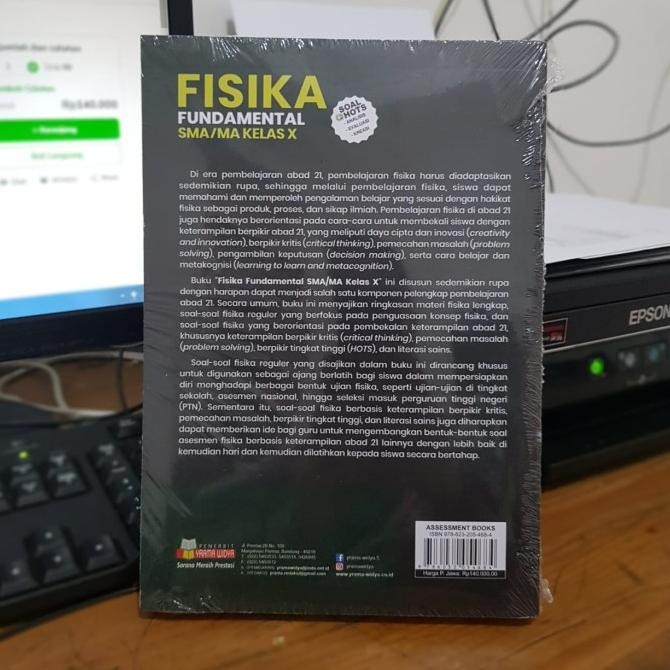 

BUKU FISIKA FUNDAMENTAL 1000+ BANK SOAL UNTUK SISWA SMA/MA Kelas 10