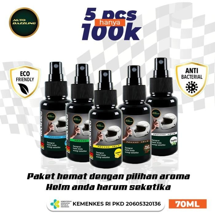 Auto Dazzling Paket Bundling 5 Pcs Parfum Pengharum Helm