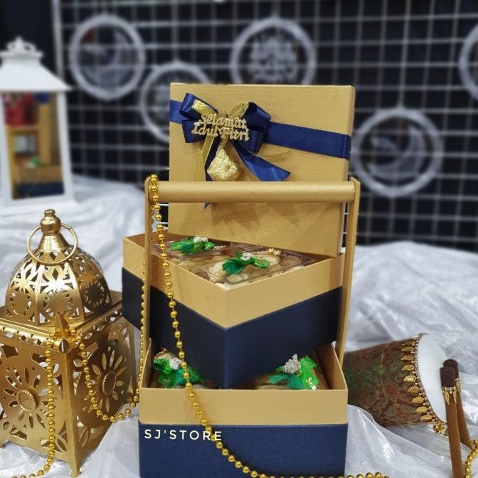 

Sale! Paket box hampers lebaran kue kering toples murah 62