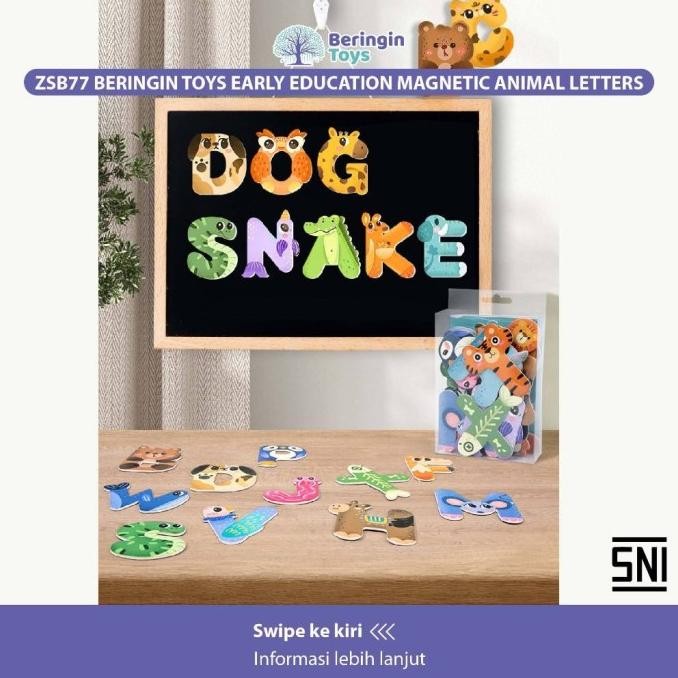 

EARLY EDUCATION MAGNETIC LETTERS ALPHABETS ANIMAL LETTERS | MAINAN EDUKASI ANAK DINI | ALFABET HURUF BINATANG SIAP KIRIM