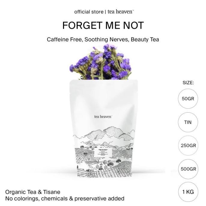 

FORGET ME NOT TEA 1KG FLOWER TISANE TEH BUNGA 100GR KILOAN SIAP KIRIM