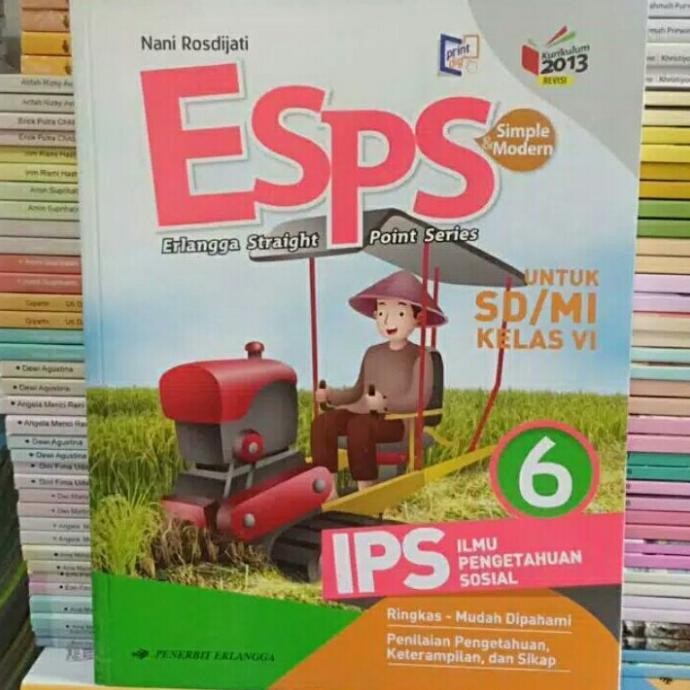 

ESPS IPS KELAS 6 SD/MI PENERBIT ERLANGGA K13 EDISI TERBARU