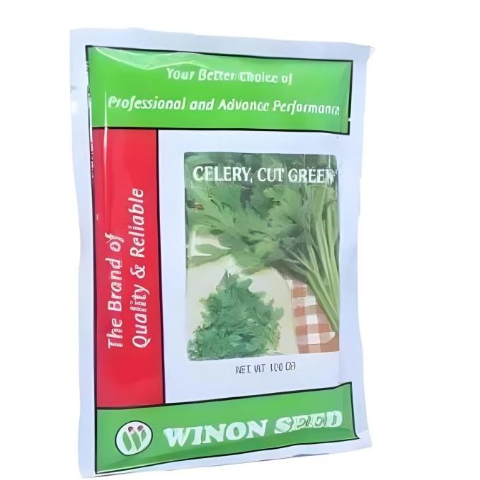 

Celery Cut Green 100 Gr Benih/Bibit Seledri Celery Cut Green 100 Gram