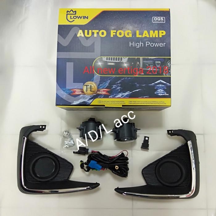 Lampu Foglamp Bemper Bumper Depan Lampu Sorot Kabut Suzuki All New Ertiga + Ring Foglamp 2018-2021