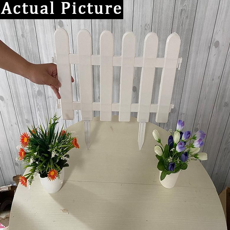 Ow42 Pagar Plastik Vintage Dekorasi Pagar Putih Dekorasi Dalam Ruangan Outdoor Pagar Taman Shabby Ch