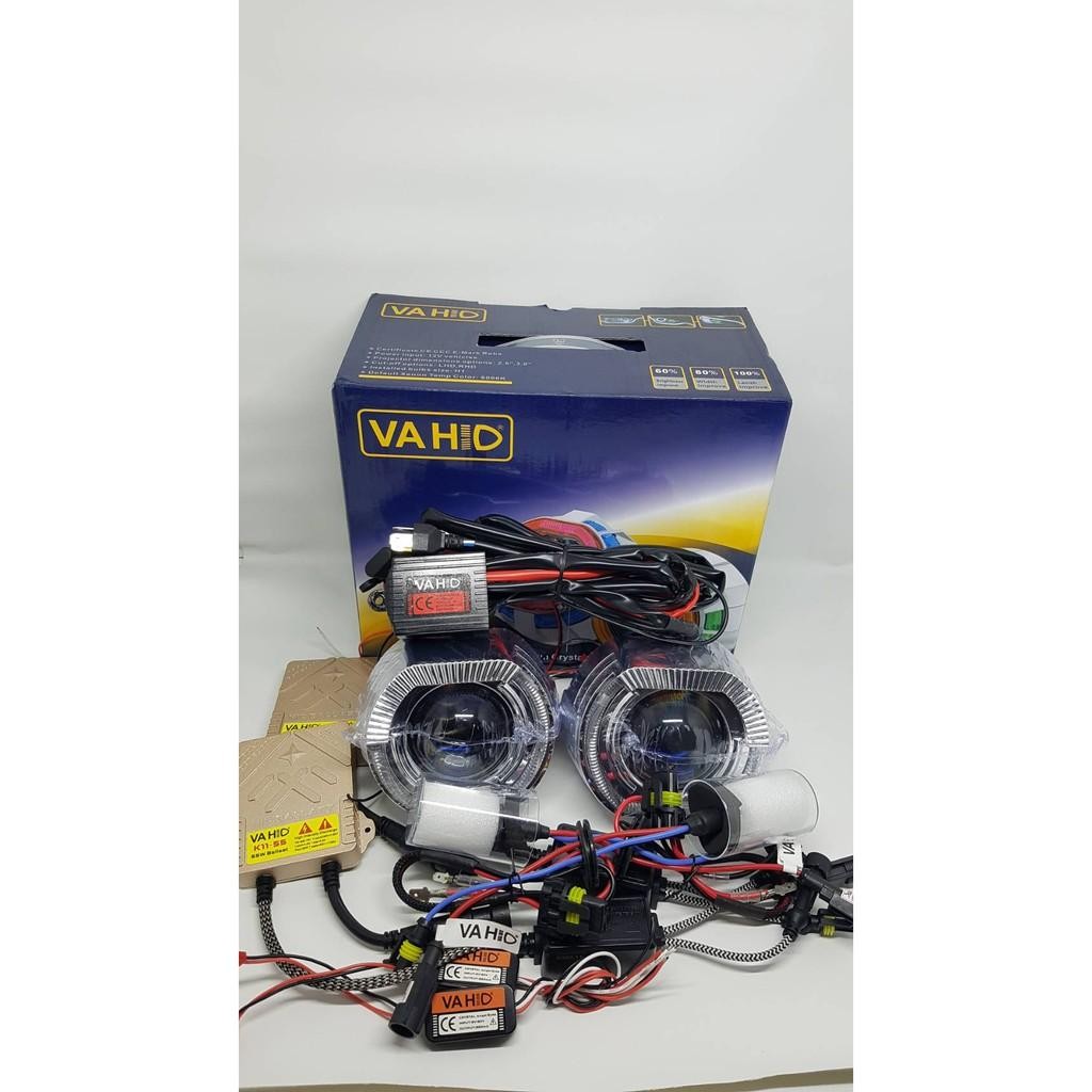 Lampu Hid Projector Projie Aangeleyes 3.5 Inch Bmw New Vahid Gmax  Untuk Motor Dan Mobil