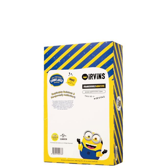 

NEW PRODUK IRVINS X MINIONS SALTED EGG CORNFLAKES SNACK 45G (5 SACHETS X 9G) !!!!!