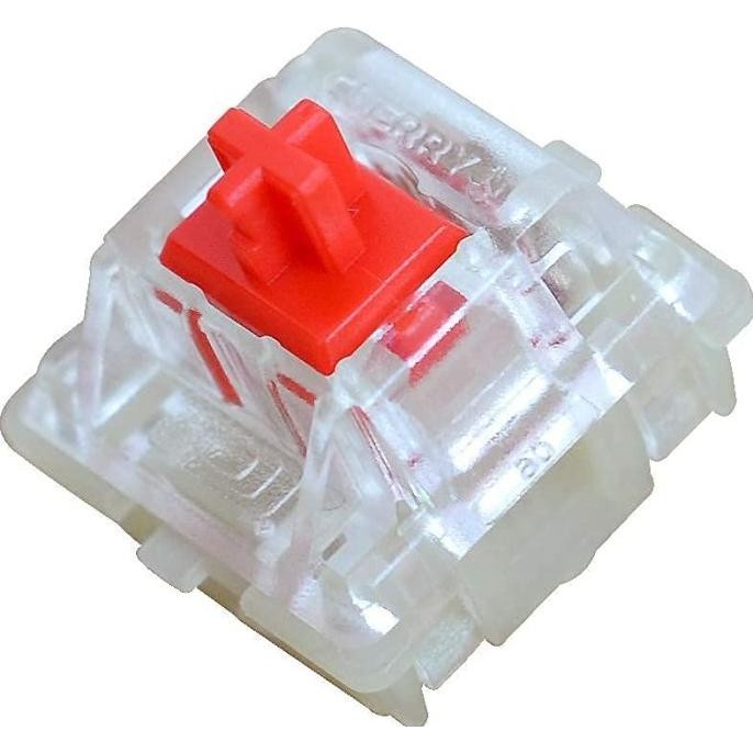 KEYBOARD FANTECH MAXFIT61 WHITE (red & blue switch )