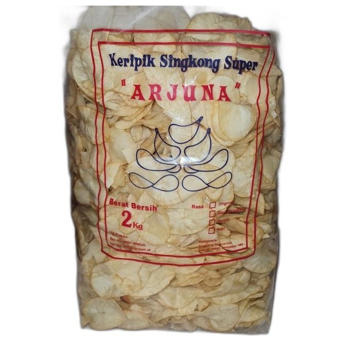 

TERBARU KRIPIK SINGKONG ASIN ARJUNA 2KG !!!!!