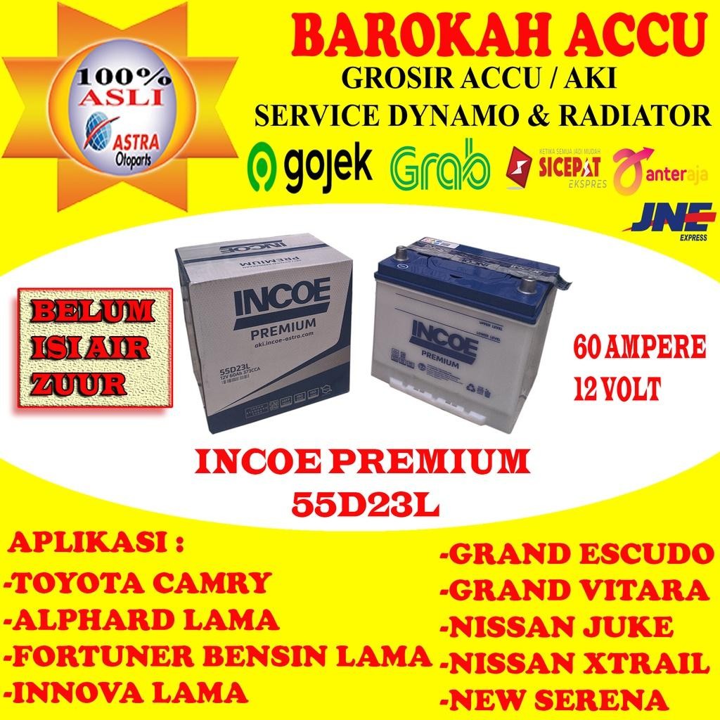 Aki Incoe Premium 55D23L Astra Otoparts