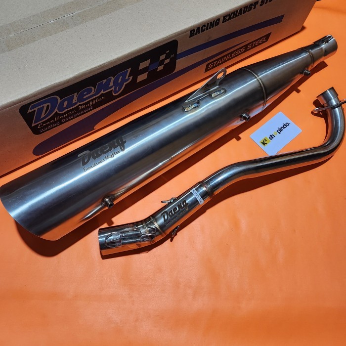 Knalpot Tsukigi Supra 125 Kharisma Supra 100 Fit New Daeng Full Stain