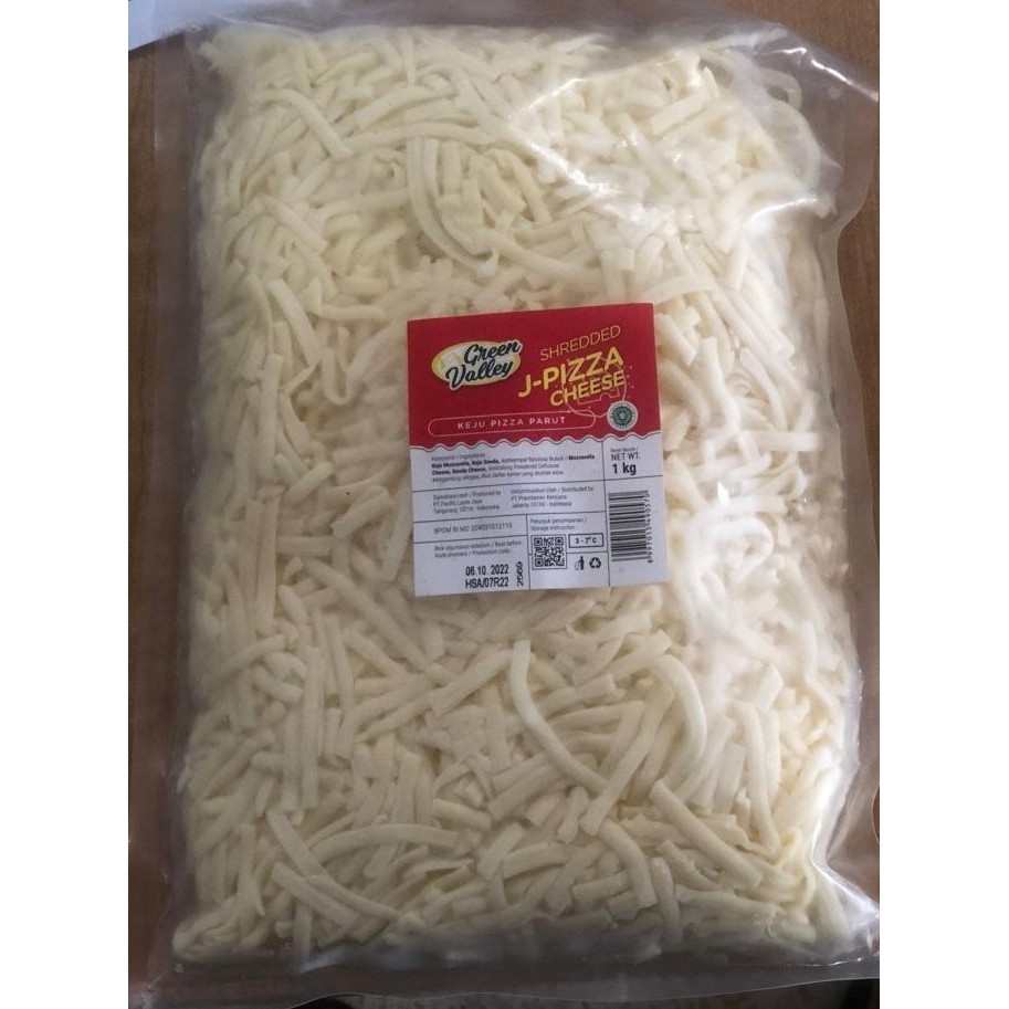 

Green Valley Shredded J-Pizza - 1 Kg (Mozzarella Parut + Gouda )