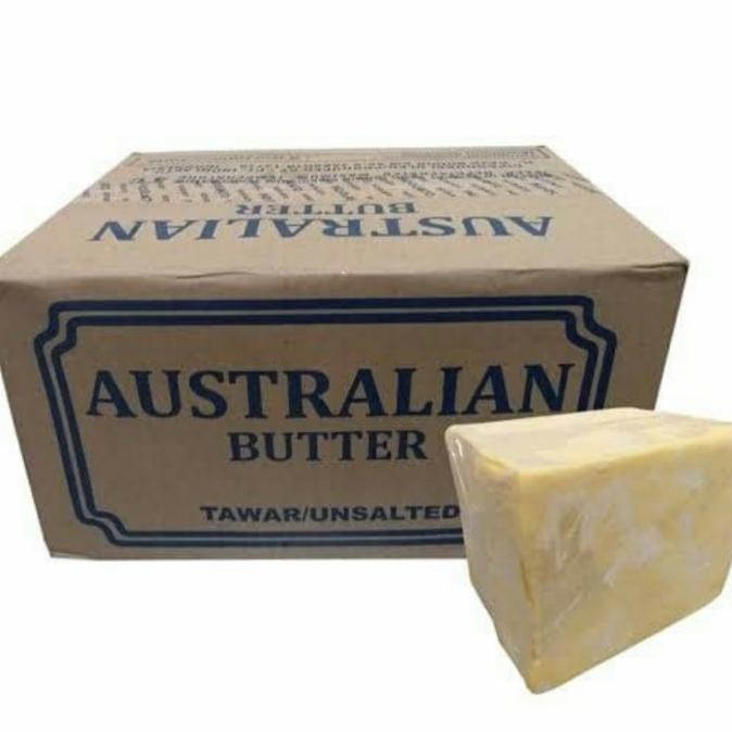 

mentega australian unsalted butter 1kg repack - frozen