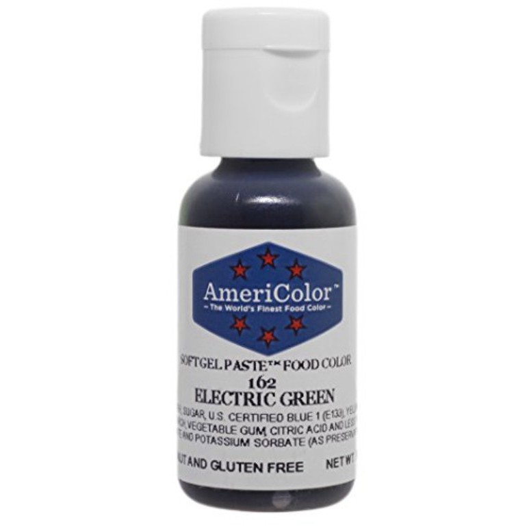 

Americolor Gel Paste Food Color, Electric Green