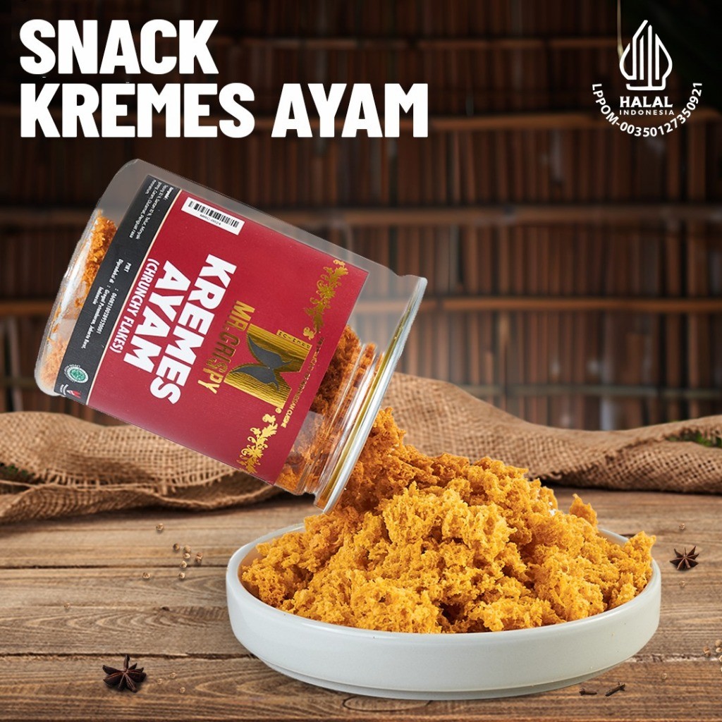 

Kremes Ayam/Kremesan Ayam Goreng Mr.Crispy