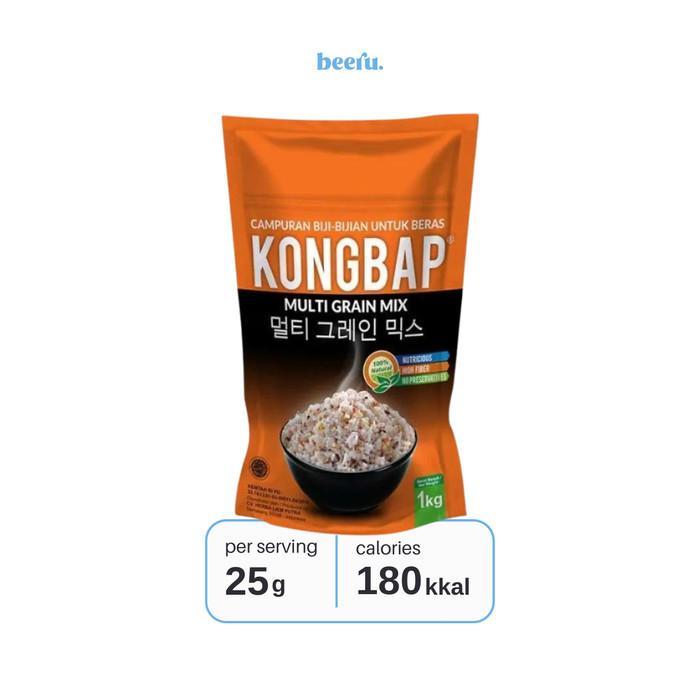 

Kongbap Multi Grain Mix For Rice Pouch 1 Kg