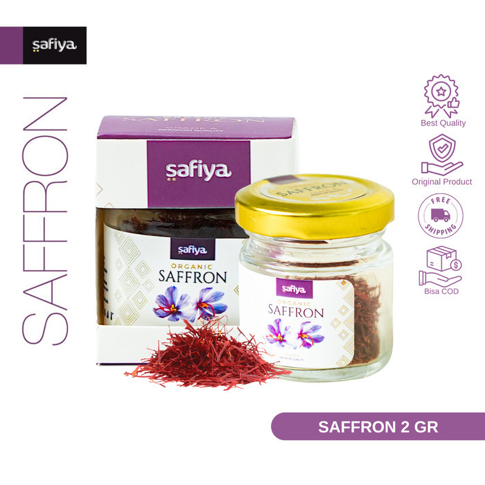 

Bunga Saffron Super Negin 2 gram Gold Safron Authenctic Safiya Food