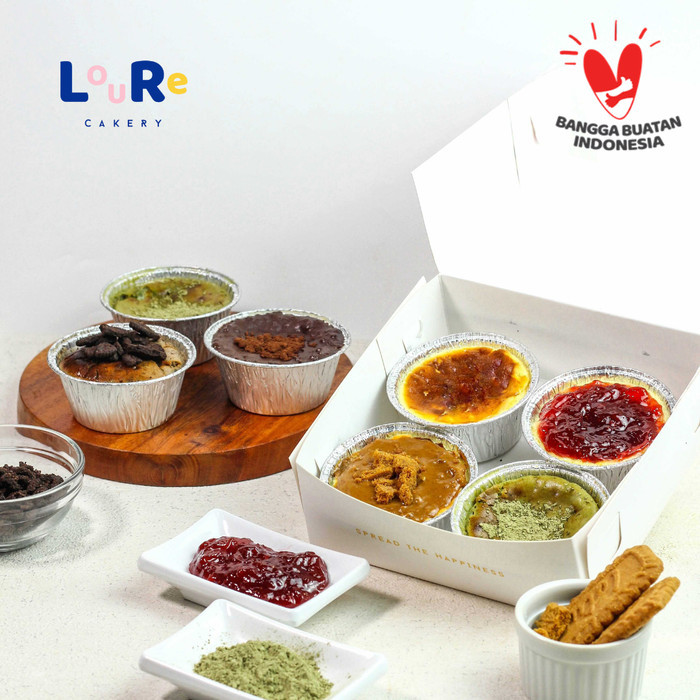 

Loure Cakery - Hampers Package Box of 4 Mini Basque Burnt Cheesecake