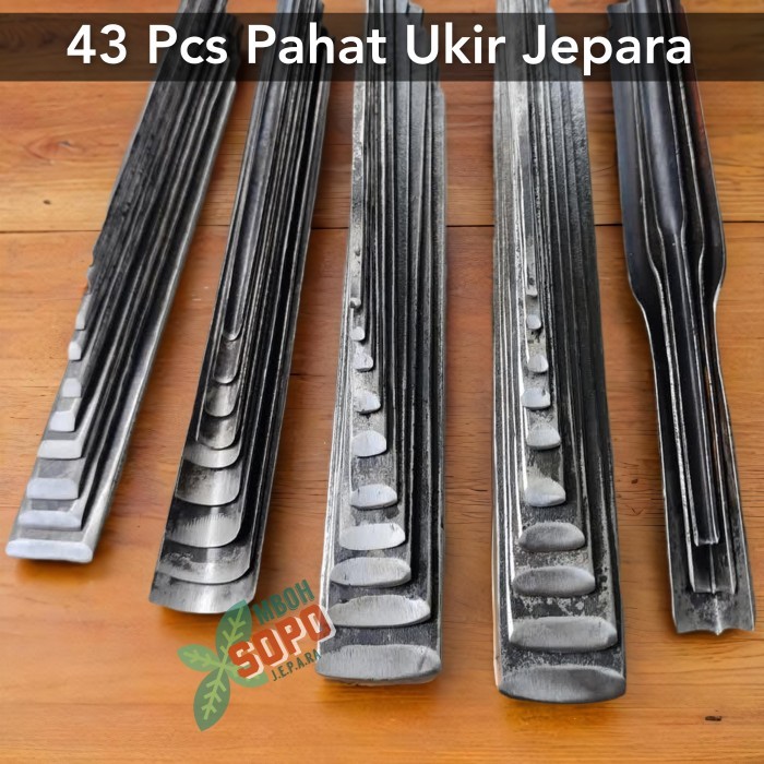 

Alat Ukir Jepara, Pahat Ukir Kayu, Isi 43 Pcs, Set B9