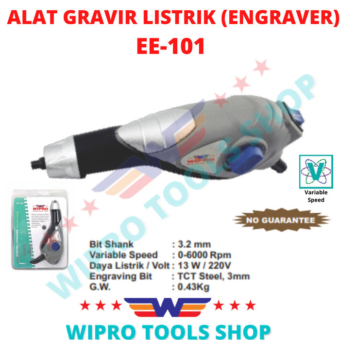 

WIPRO Electric Engraver / Alat Ukir / Alat Gravir Listrik EE-101