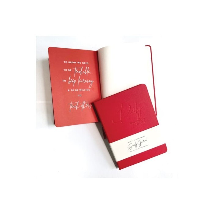 

Daily Journal (Notebook) Jose Carol (Unlined Pages) Red