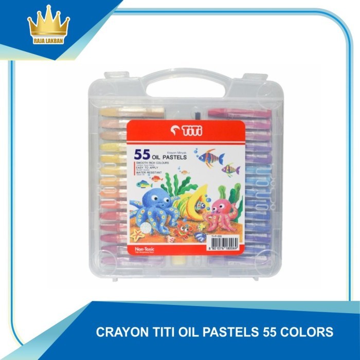 

Crayon Titi 55 warna 100% asli Real Pict - 1 Set