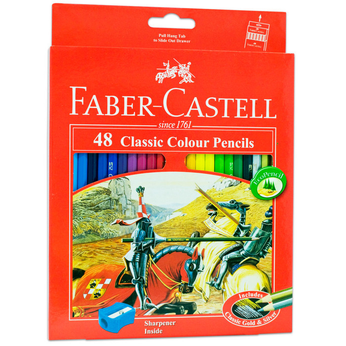 

Pensil Warna Faber Castell 48 Classic / Free Rautan