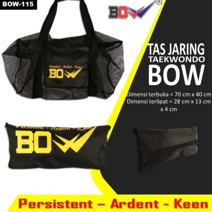 tas jaring peralatan tanding taekwondo karate equipment net bag BOW