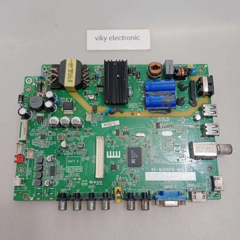 TCL L40D1700 mainboard mb modul mobo mesin tv led TCL L40D1700
