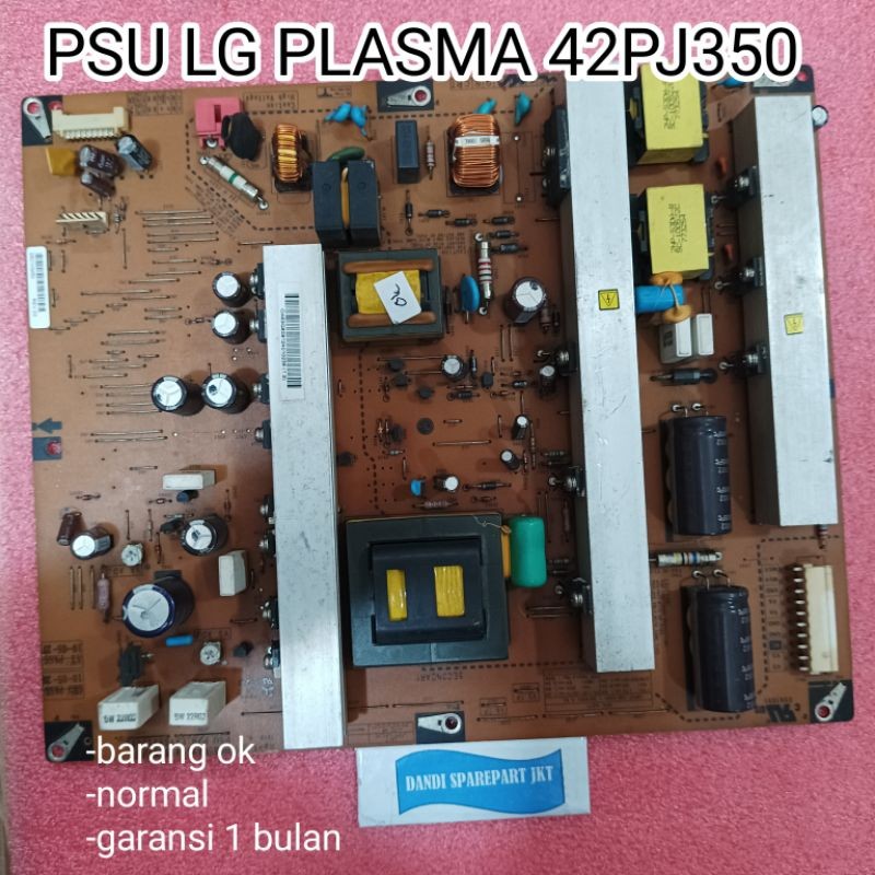 PSU LG 42PJ350 - PSU LG TV PLASMA - TV PLASMA - REGULATOR - MESIN TV LED PLASMA