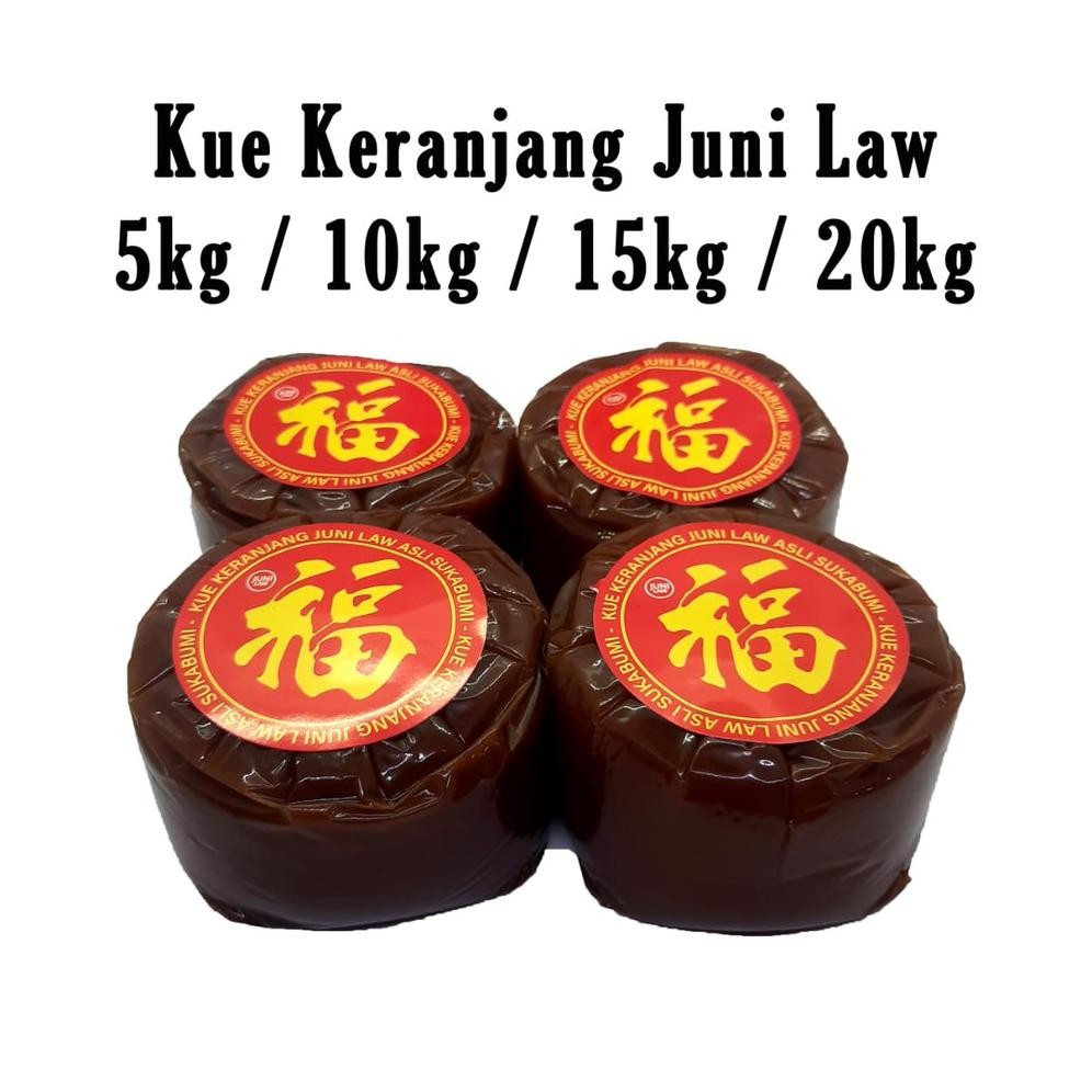 

Kue keranjang juni law 1kg isi 4 khusus gojek