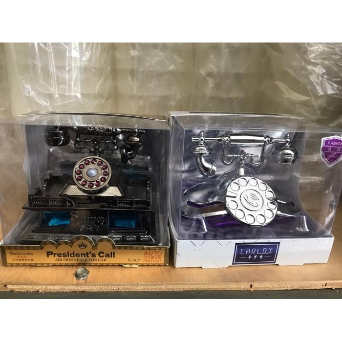 Parfum Dashboard Hiasan Pajangan Mobil Model Telepon Antik Murah