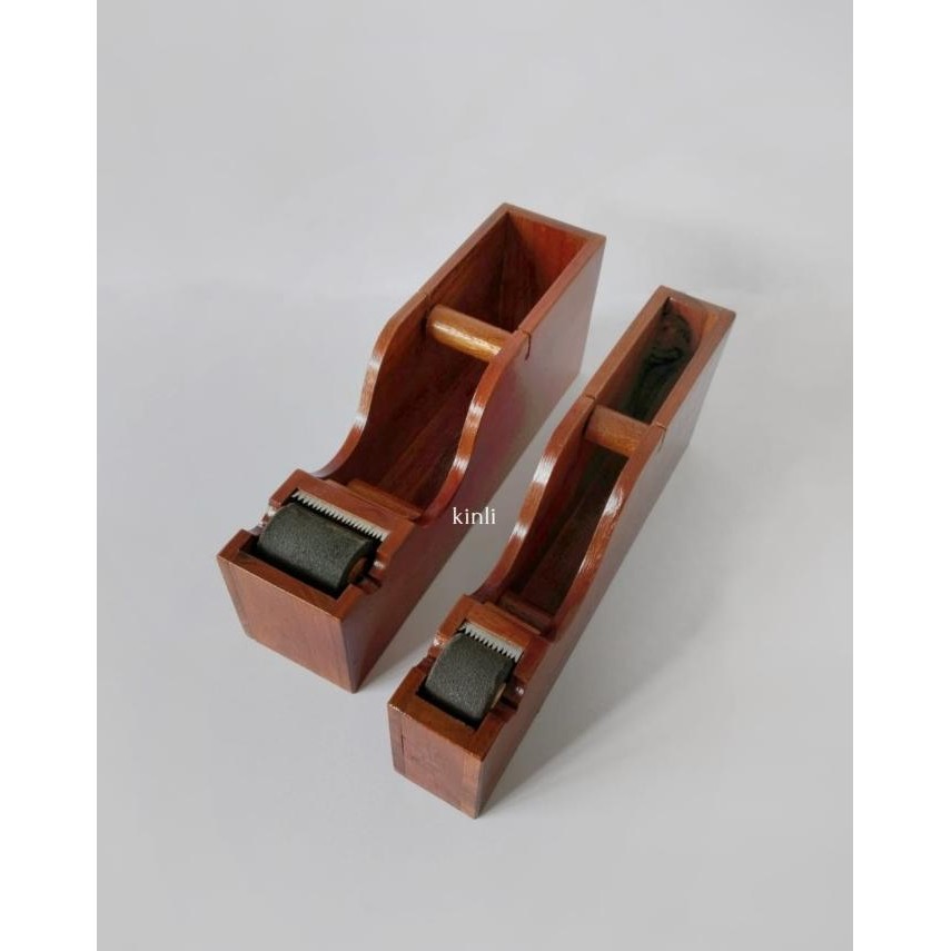 Wooden Dispenser Gummed Tape Dispenser Kayu Lakban Air Stok Terbatas