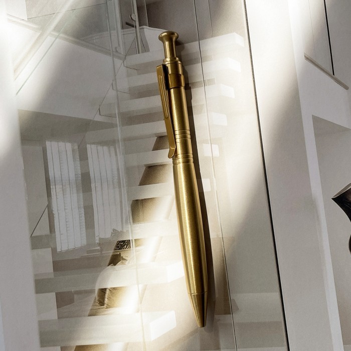 

Gold Brass Pen Round / Pulpen