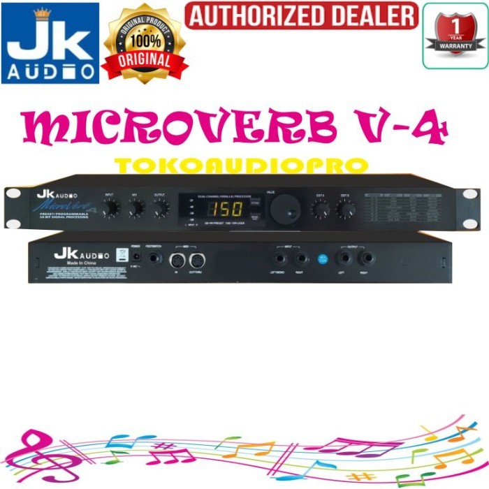 Efek Vokal Microverb4 Jk Audio Efek Vocal Microverb 4