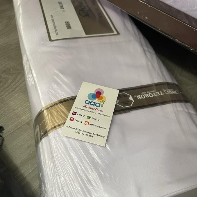 Ready kain famatex original Bahan Seragam Sekolah SD SMP SMA PRAMUKA PUTIH