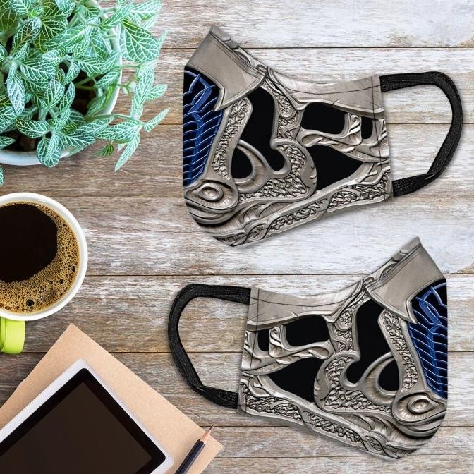 Ready Masker Kain 3 ply - Sub Zero