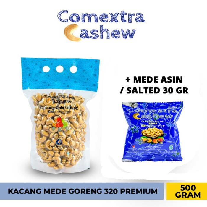 

BISA GOSEND Kacang Mede Goreng 500 Gr Utuh 320 Premium - Mete / Mente