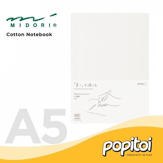

Midori Md Cotton Notebook A5 | Buku Tulis Gambar Sketsa Note Bullet Journal Jurnal Catatan