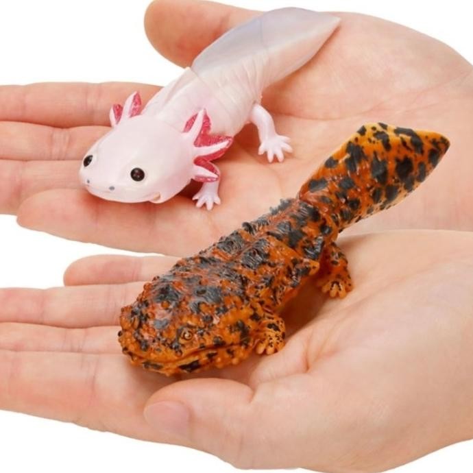 FIGUR SET IKIMONO Repti Giant Salamander axolotl figure bandai gashapon figure