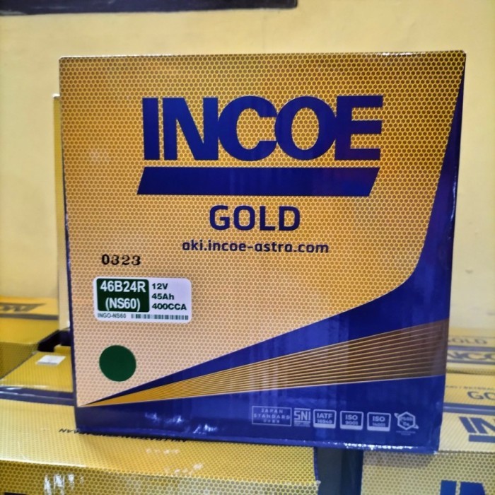 Accu / Aki Incoe Gold Ns60 12V 45Ah