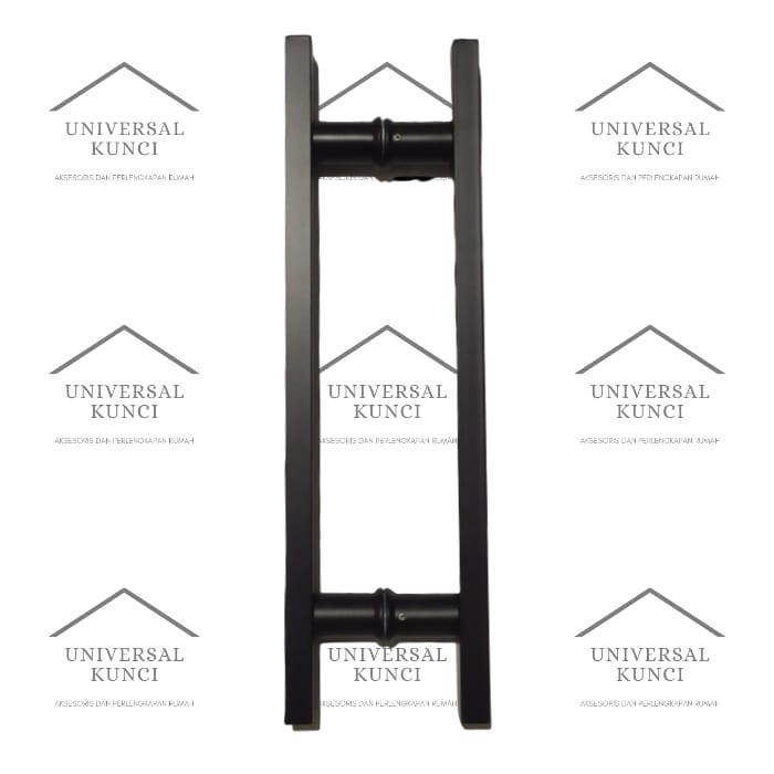 PULL HANDLE KOTAK HITAM 120 CM TARIKAN PINTU MINIMALIS SS